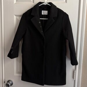 Zara Stylish Black Coat